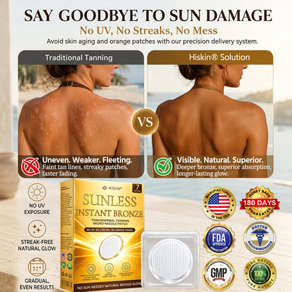 𝑶𝒇𝒇𝒊𝒄𝒊𝒂𝒍 𝑺𝒕𝒐𝒓𝒆 | ☀️ 𝐇𝐢𝐬𝐤𝐢𝐧® 𝐒𝐮𝐧𝐥𝐞𝐬𝐬 𝐈𝐧𝐬𝐭𝐚𝐧𝐭 𝐁𝐫𝐨𝐧𝐳𝐞 𝐓𝐚𝐧𝐧𝐢𝐧𝐠 𝐌𝐢𝐜𝐫𝐨𝐧𝐞𝐞𝐝𝐥𝐞 𝐏𝐚𝐭𝐜𝐡 🇺🇸 (𝐉𝐮𝐬𝐭 𝐨𝐧𝐜𝐞 𝐚 𝐝𝐚𝐲) 𝐕𝐢𝐬𝐢𝐛𝐥𝐞 𝐁𝐫𝐨𝐧𝐳𝐞 𝐆𝐥𝐨𝐰 𝐢𝐧 𝟕 𝐃𝐚𝐲𝐬 ✅ 𝐍𝐨 𝐔𝐕, 𝐍𝐨 𝐎𝐫𝐚𝐧𝐠𝐞, 𝐍𝐨 𝐒𝐭𝐫𝐞𝐚𝐤𝐬, 𝐍𝐨 𝐃𝐇𝐀, 𝐍𝐨 𝐌𝐞𝐬𝐬.